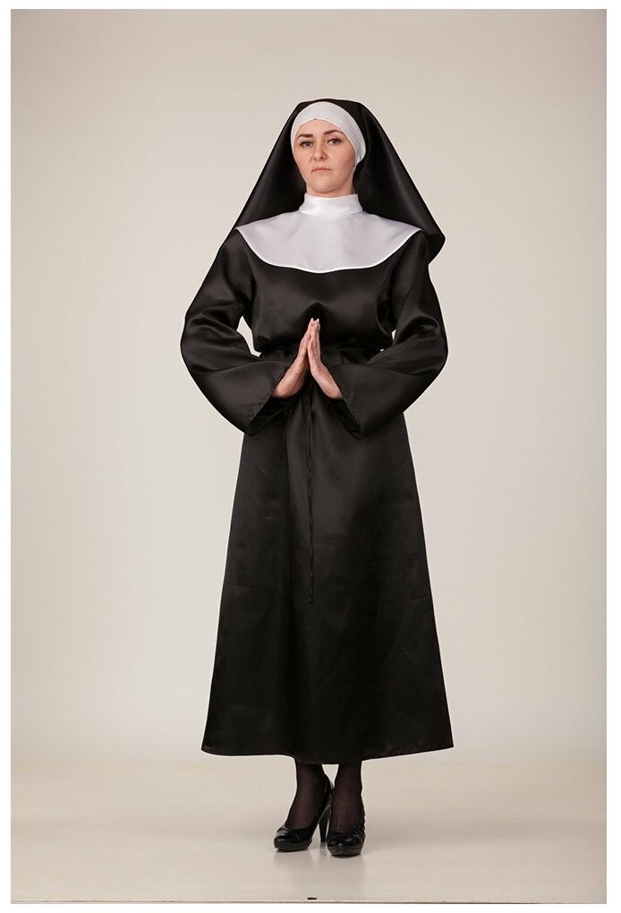Карнавальный костюм для взрослых "Монашка (длинная)" (16145) 46