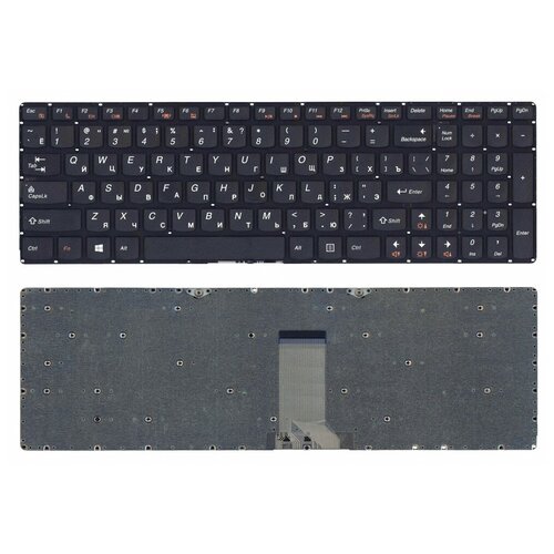 Клавиатура для ноутбука Lenovo Ideapad B5400 черная без рамки 1310₽