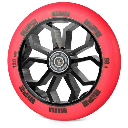 Колесо Hipe Medusa Wheel Lmt36 120мм Red/core Black, Black/red колесо hipe medusa wheel lmt20 120мм синий хром chrome skyblue