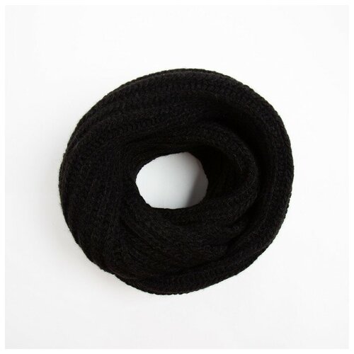 Снуд женский, цвет черный, размер 53х34