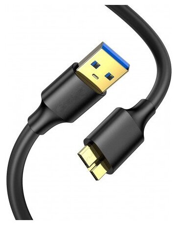 Кабель USB-USB micro B 3.0 Ks-is (KS-465-0.3) 30см
