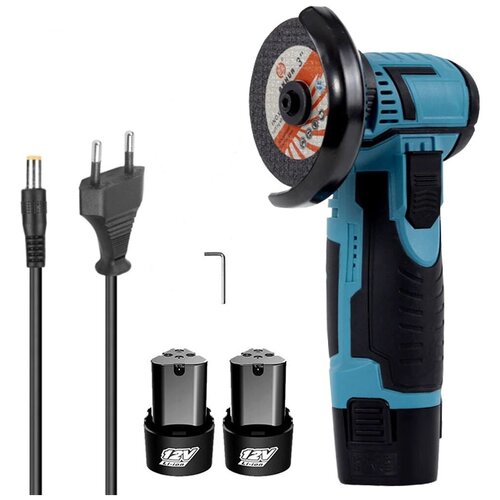 Аккумуляторная УШМ инток 50076 c АКБ-2шт 12V Li-ion и зарядкой 352000₽