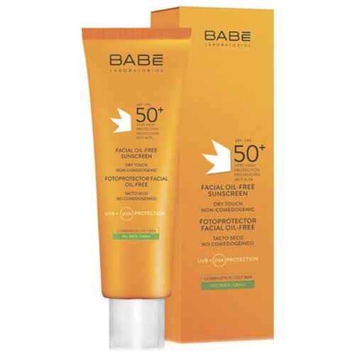 BABE Laboratorios Крем для лица безмасляный солнцезащитный SPF50+, 50 мл, BABE Laboratorios