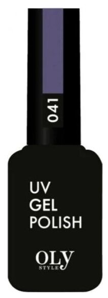 Olystyle гель-лак для ногтей UV Gel Polish, 10 мл, 041 серо-синий