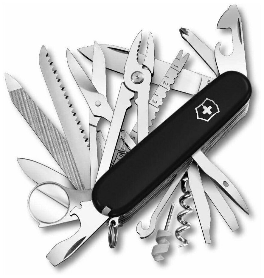 Складной нож VICTORINOX Signature Lite Onyx Black, 8 функций, 58мм, черный - фото №11