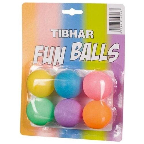 Мячи для настольного тенниса Tibhar FUN BALLS, 6 шт.