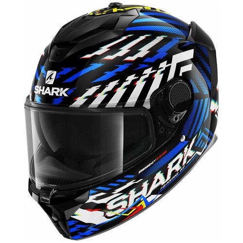 Шлем SHARK SPARTAN GT E-BRAKE BCL. MICR. MAT Black/Blue/Anthracite XL