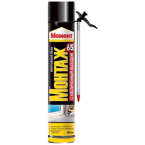 Пена монтажная Момент-65 стандартная 075 л 815₽
