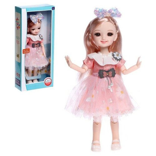 Кукла шарнирная «Алиса» в платье, микс