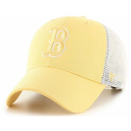 фото Бейсболка летняя сетка с изогнутым козырьком '47 brand flagship mvp boston red sox b-flgsh02gwp (os желтый)