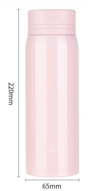 Термос Deli 17654pink 0.480л. розовый - фотография № 5