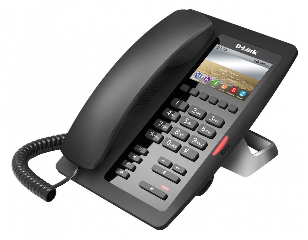 Телефоны D-Link DPH-200SE/F1A, VoIP Phone with PoE support, 1 10/100Base-TX WAN port and 1 10/100Base-TX LAN port. (DPH-200SE/F1A)