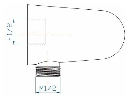 Подключение для душевого шланга Lemark LM8084С встраиваемое