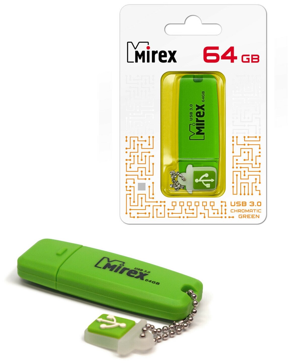 Mirex Chromatic 64GB (красный) - фото №13