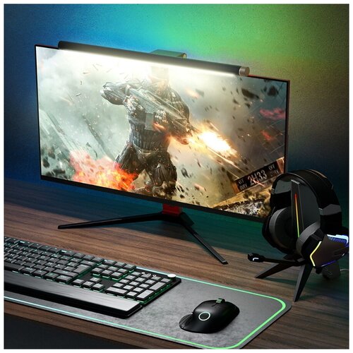 Светодиодная лампа для монитора BlitzWolf BW-SLT2 RGB Computer Monitor Light Bar with Dual Light Source Black