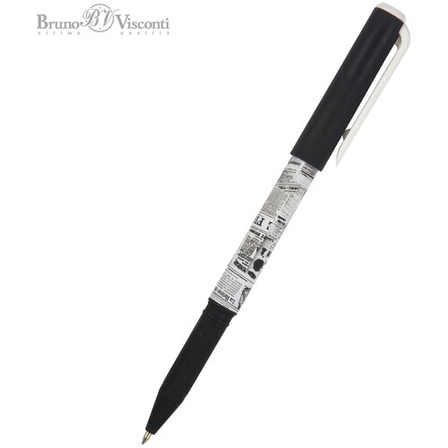 Ручка шариковая BrunoVisconti, 0.7 мм, синий, PrimeWrite «ГАЗЕТА-4», Арт. 20-0293/12