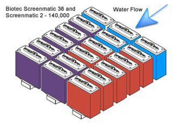 Комплект фильтровальных элементов (синий) для BioTec ScreenMatic² 18 / 36 / 60000 / 140000 - фотография № 4