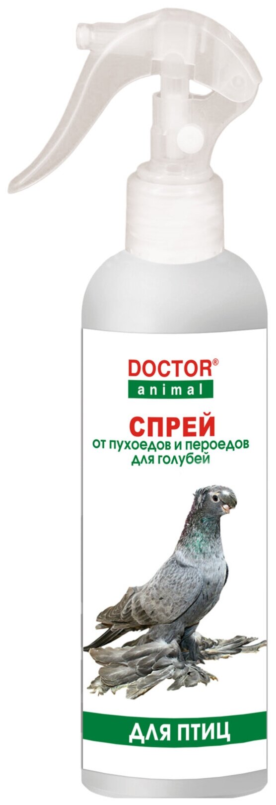 фото Спрей DOCTOR ANIMAL от пухоедов для голубей
