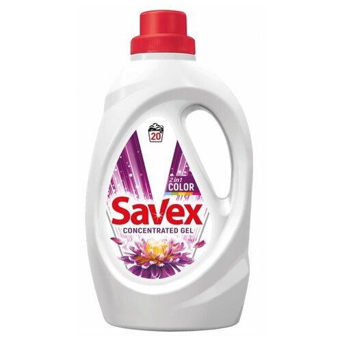 Гель для стирки Savex COLOR 2 в 1 (1,1л) Болгария
