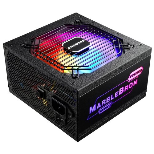 Блок питания Enermax EMB850EWT-RGB черный, 850W, 80 PLUS Bronze, 120mm fan, semi-modular