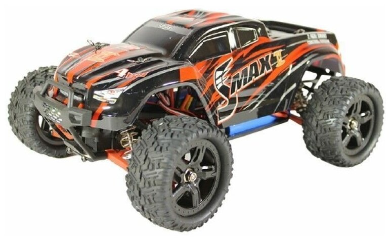 Радиоуправляемый монстр Remo Hobby SMAX Brushless UPGRADE V2.0 (красный) 4WD 2.4G 1/16 RTR RH1635UPGV2-RED