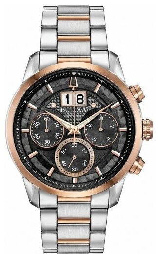 Наручные часы BULOVA, розовый, серый