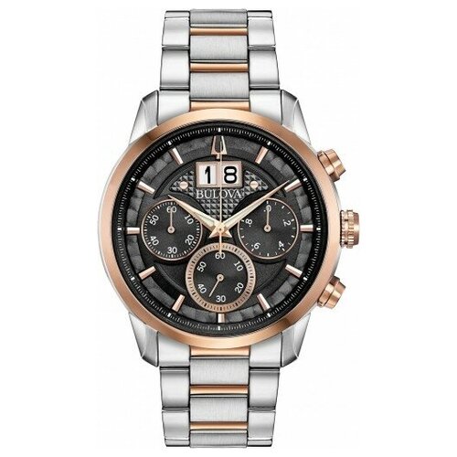 Наручные часы BULOVA 98B335, розовый, серый