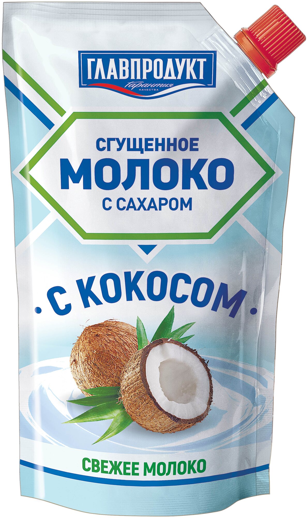 Молоко сгущенное Главпродукт с кокосом 3.7% 270г - фото №1