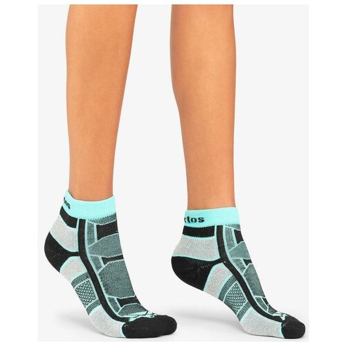 Носки Thorlos, размер 42-44, зеленый, черный