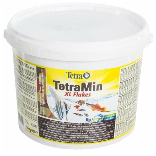 Корм для рыб TetraMin XL Flakes 10 л tetramin xl flakes корм хлопья для всех видов рыб крупные хлопья 3 6 л х 2 шт