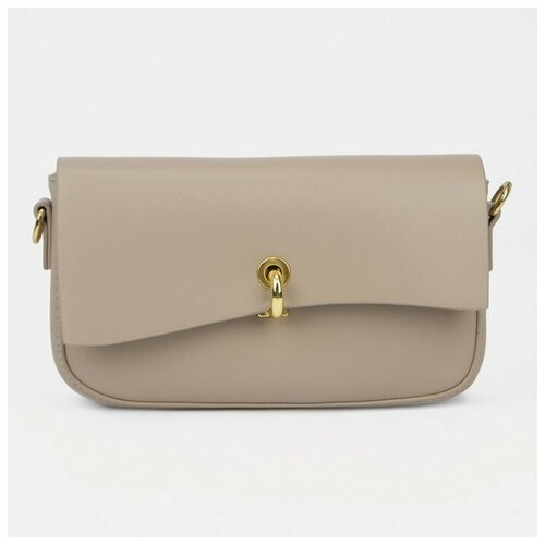 фото Мессенджер, отдел на молнии, наружный карман, длинный ремень, цвет коричневый