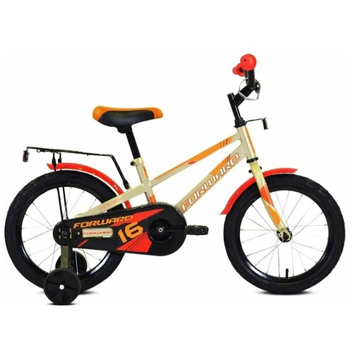 Велосипед FORWARD Meteor-16-20г серо-голубой-оранжевый 659000₽