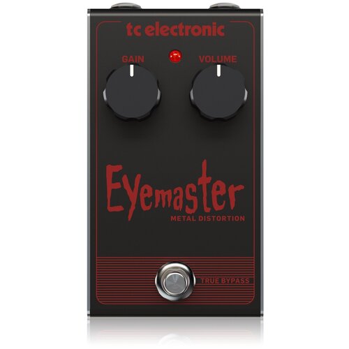 Гитарная педаль эффекта дисторшн - TC ELECTRONIC EYEMASTER METAL DISTORTION