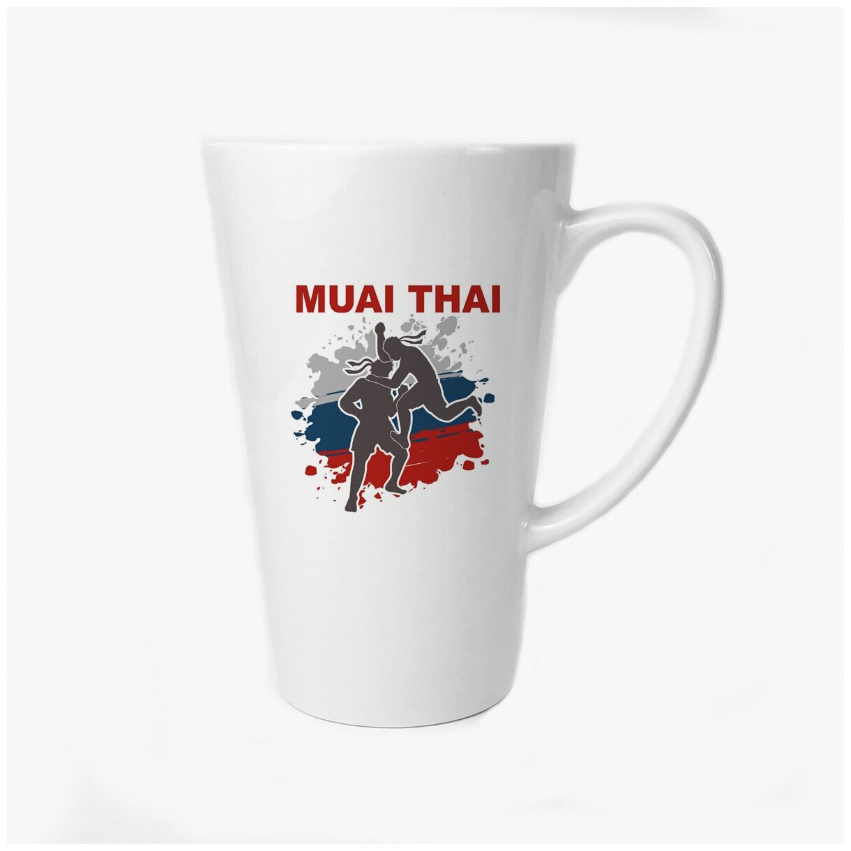 Большая конусная кружка CoolPodarok Muay thai (тайский бокс)