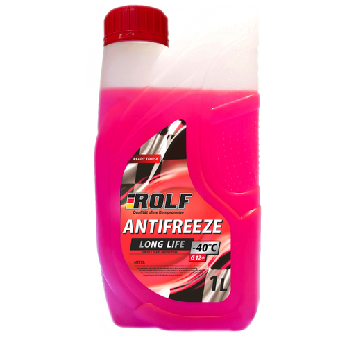 Антифриз ROLF Antifreeze G12+ Red красный 1кг