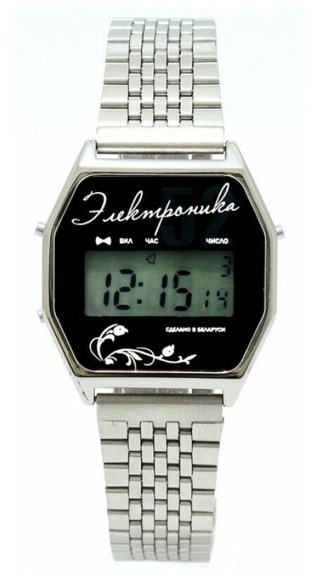 Наручные часы Электроника 52 №1215, серебряный — купить в интернет-магазине по низкой цене на Яндекс Маркете