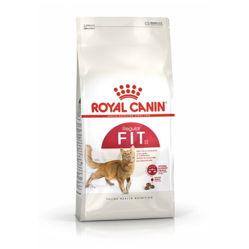 Корм сухой Royal Canin Fit 32 для взрослых умеренно активных кошек, имеющих доступ на улицу, 200 г