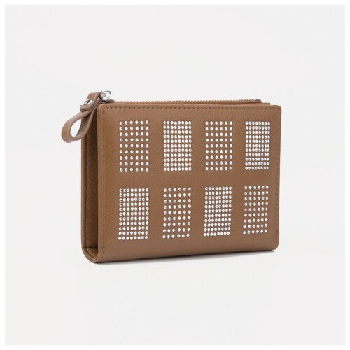 фото Кошелёк на кнопке, цвет горчичный korban