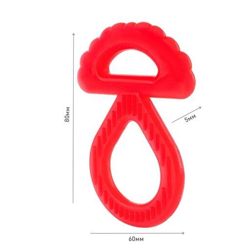 knopa массажер силиконовый для десен прорезыватель зубной ягодка с 4 20 пластмастер Массажер силиконовый для десен (прорезыватель зубной) Грибочек