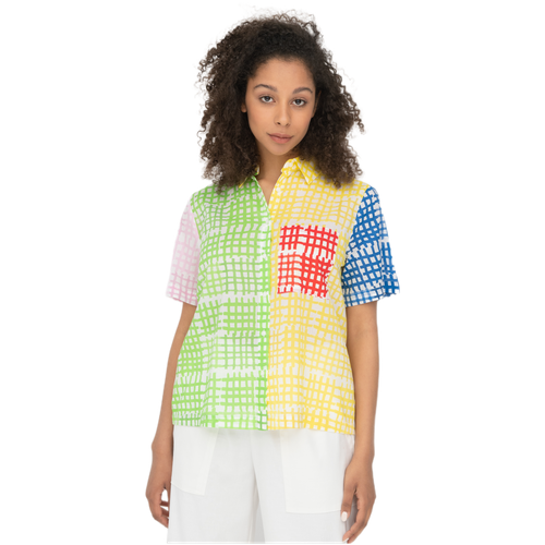 Рубашка с коротким рукавом United Colors of Benetton женская 22P-5ADX5QBU4-901-XS