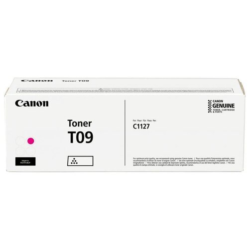 Тонер Canon T09 MG 3018C006 пурпурный туба для копира i-SENSYS X C1127iF, C1127i, C1127P тонер canon c exv11 9629a002 черный для копира ir2270 2280 туба 1060гр