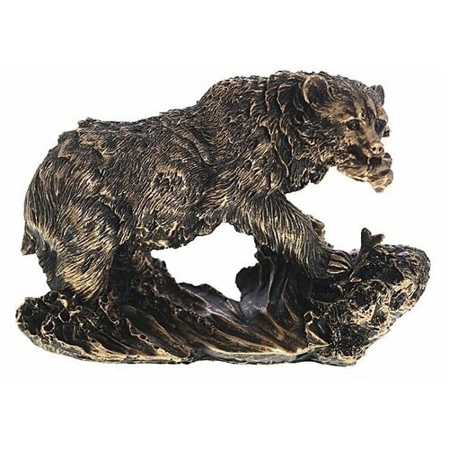 Фигурка декоративная Медведь (цвет бронза), 26*11*16см KSMR-123211/S010 статуэтка фигурка скульптура бронза медведь малый