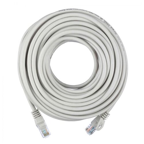 Патч-корд Acd-lpu5e-15m [acd-lpu5e-15m] Cat5e UTP 24AWG 4Pair, 7/0.18мм CCA Серый, 15м, (741678) Acd