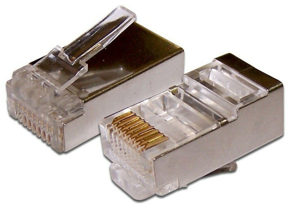 Коннектор RJ-45 TWT 100 шт. (TWT-PL45/S-8P8C)