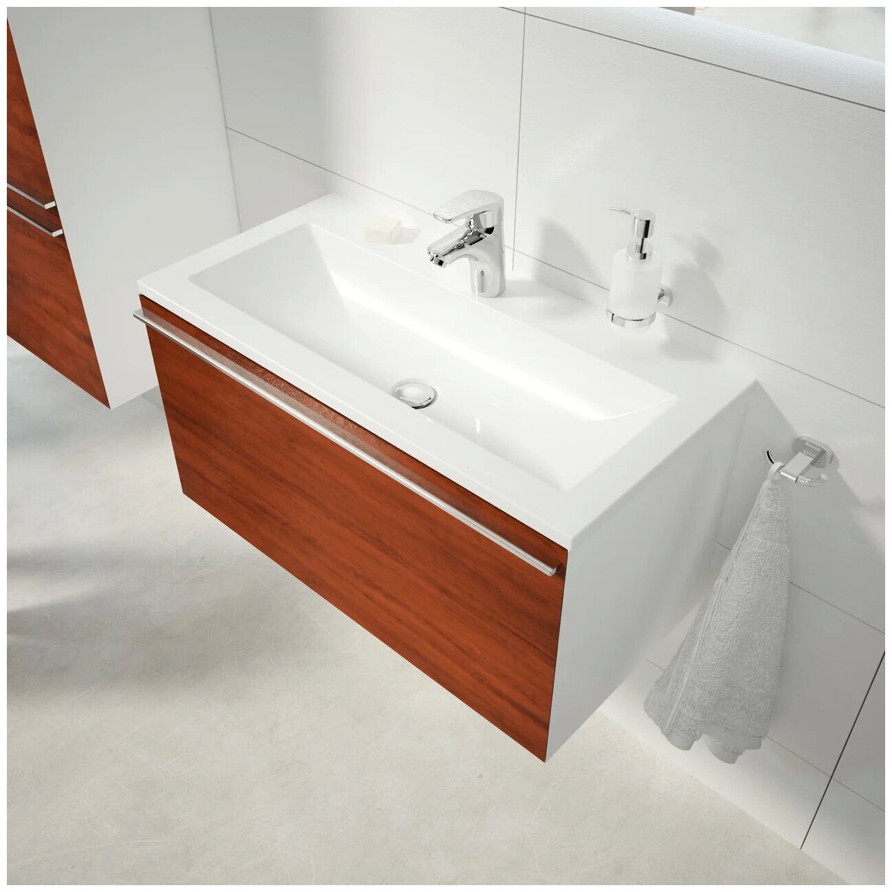 Тумба под раковину Ravak Clear SD 100 см X000000760 - фото №9