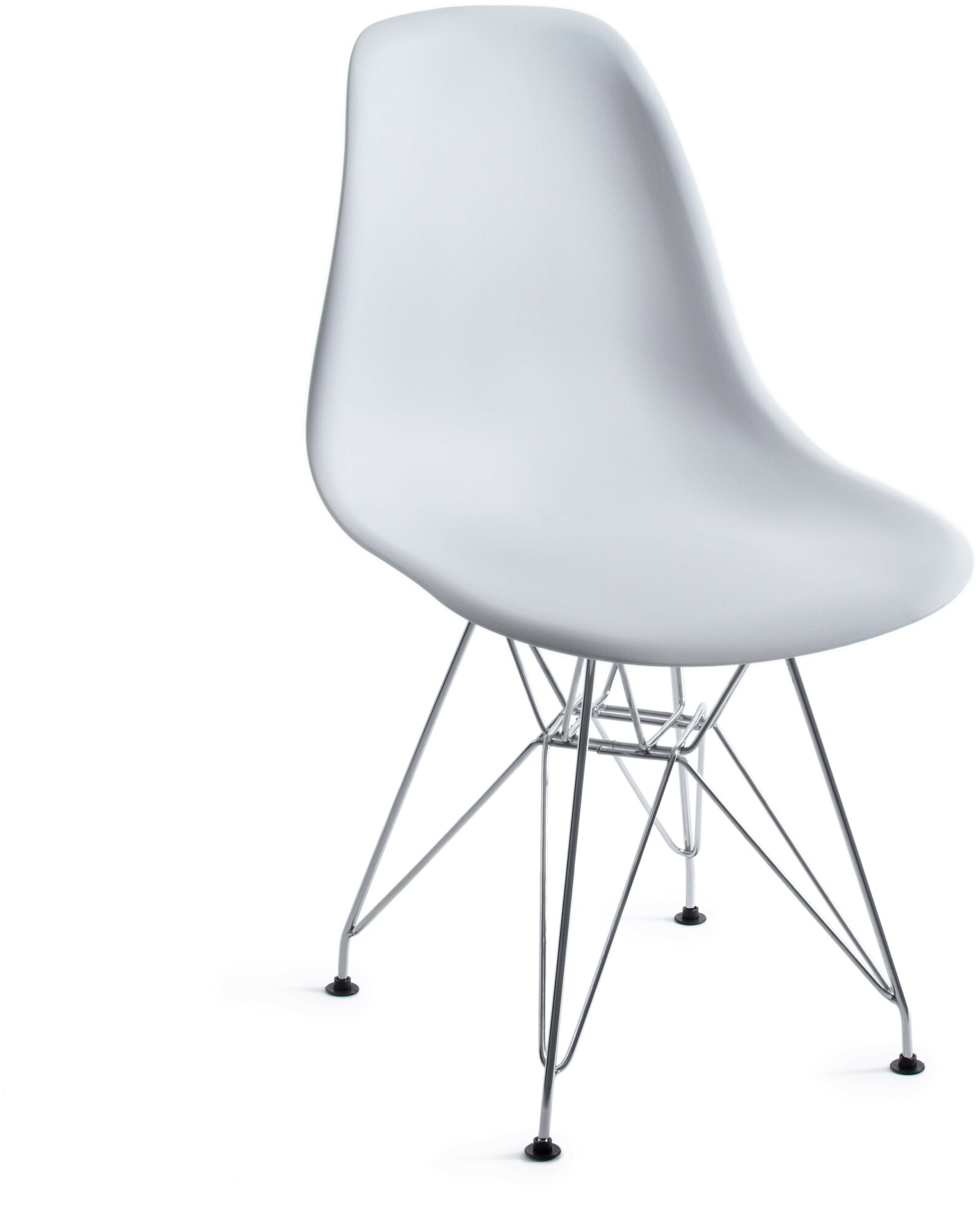 Комплект стульев (4 шт.) TetChair CINDY IRON CHAIR (EAMES) (mod. 002) металл, пластик, белый