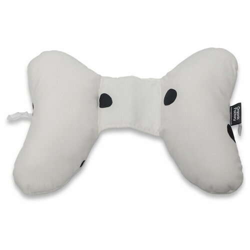 Подушка-бабочка Organic Factory Neck Pillow, цвет White Dot u shaped new neck pillow memory foam pillow airplane travel pillow cervical spine cervical spine neck pillow portable