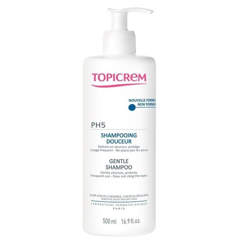 TOPICREM UR-10 - Очень сухая кожа Мягкий шампунь pH 5, 500 мл
