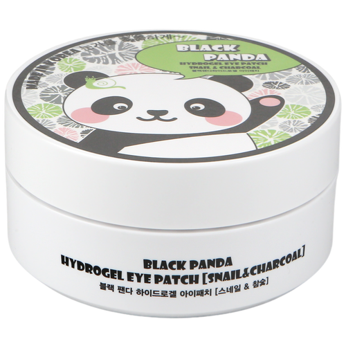 Патчи для кожи вокруг глаз S+MIRACLE Black Panda с муцином улитки, 30пар fruit