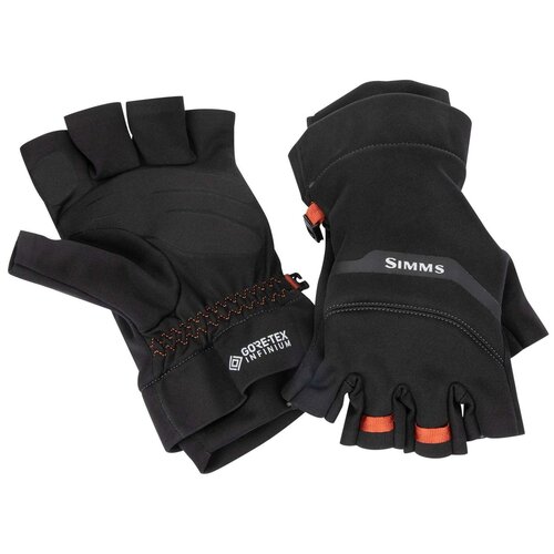 фото Simms перчатки gore-tex infinium half finger black, унисекс, l активный отдых